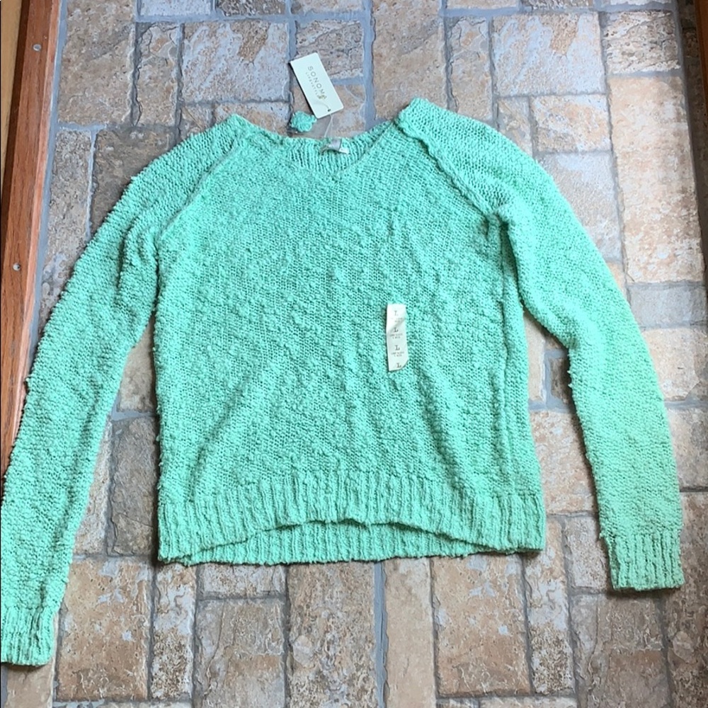 Mint green Sonoma sweater!!